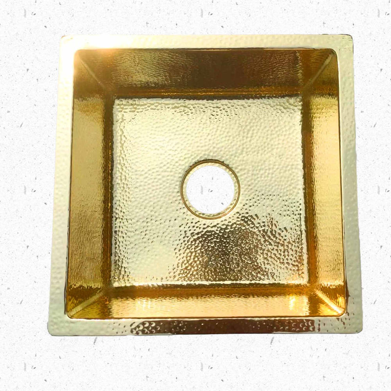 Gold Kitchen Sink - Unlacquered Brass Kitchen Sink