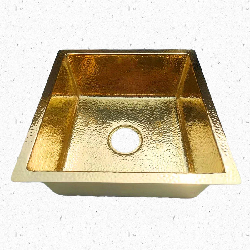 Gold Kitchen Sink - Unlacquered Brass Kitchen Sink