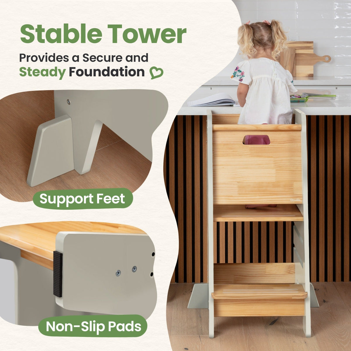 Standing Toddler Tower with Sliding Safety Door, photo 37 of 40