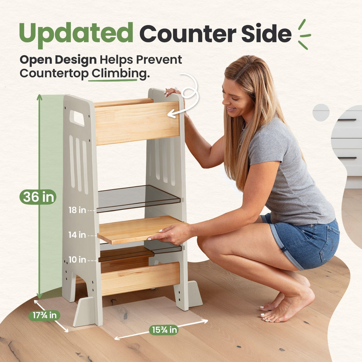 Standing Toddler Tower with Sliding Safety Door, photo 34 of 40