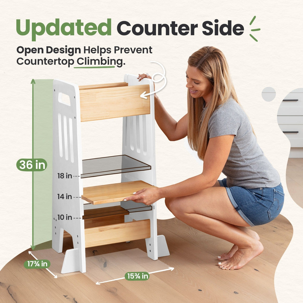 Standing Toddler Tower with Sliding Safety Door, photo 13 of 40