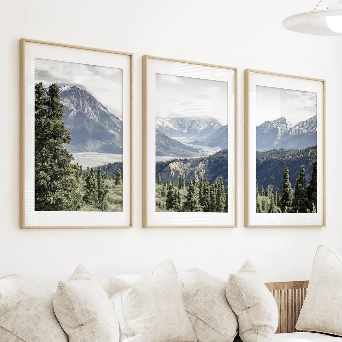 Kluane National Park Wilderness Nature Triptych. Mountains Prints, photo 3 of 13