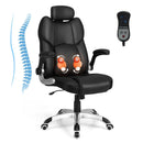 Kneading Massage Office Chair with Adjustable Headrest-Black by LJGDeals
