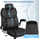 Kneading Massage Office Chair with Adjustable Headrest-Black by LJGDeals