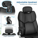 Kneading Massage Office Chair with Adjustable Headrest-Black by LJGDeals