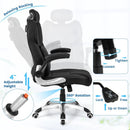 Kneading Massage Office Chair with Adjustable Headrest-Black by LJGDeals