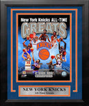 New York Knicks All-Time Greats 8" x 10" Framed Basketball Photo by Dynasty Sports & Framing