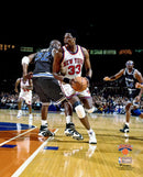 Patrick Ewing v. Shaquille O'Neal New York Knicks 8" x 10" Basketball Photo