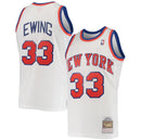 Patrick Ewing New York Knicks Mitchell & Ness White 1985-86 Hardwood Classics Swingman Jersey by Dynasty Sports & Framing