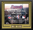 Vegas Golden Knights Gold Custom NHL Hockey 16x20 Picture Frame Kit by Dynasty Sports & Framing