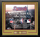 Vegas Golden Knights Gold Custom NHL Hockey 16x20 Picture Frame Kit by Dynasty Sports & Framing