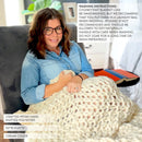 Soft Chunky Knitted Cream Throw Blanket by Decor Steals
