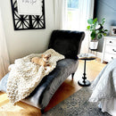 Soft Chunky Knitted Cream Throw Blanket by Decor Steals