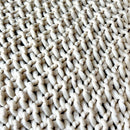 Soft Chunky Knitted Cream Throw Blanket by Decor Steals