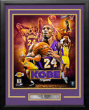 Kobe Bryant Los Angeles Lakers 11" x 14" Framed Basketball Collage Photo by Dynasty Sports & Framing