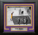 Kobe Bryant's Last Career Shot Los Angeles Lakers Framed Basketball Photo by Dynasty Sports & Framing