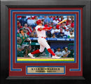 Kyle Schwarber Home Run Swing Philadelphia Phillies 8" x 10" Framed Baseball Photo by Dynasty Sports & Framing