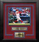 Kyle Schwarber Home Run Swing Philadelphia Phillies 8" x 10" Framed Photo with Engraved Autograph by Dynasty Sports & Framing