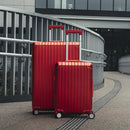 TREVA Aluminum Suitcase Red