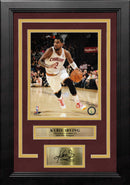 Kyrie Irving in Action Cleveland Cavaliers 8" x 10" Framed Basketball Photo with Engraved Autograph by Dynasty Sports & Framing