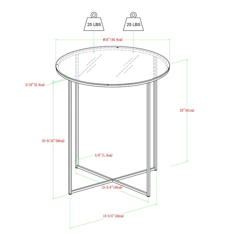 Alissa Side Table Set of 2