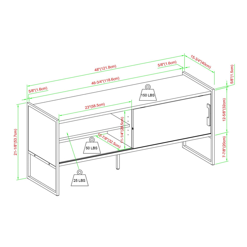 Braxton Urban-Modern Media Console