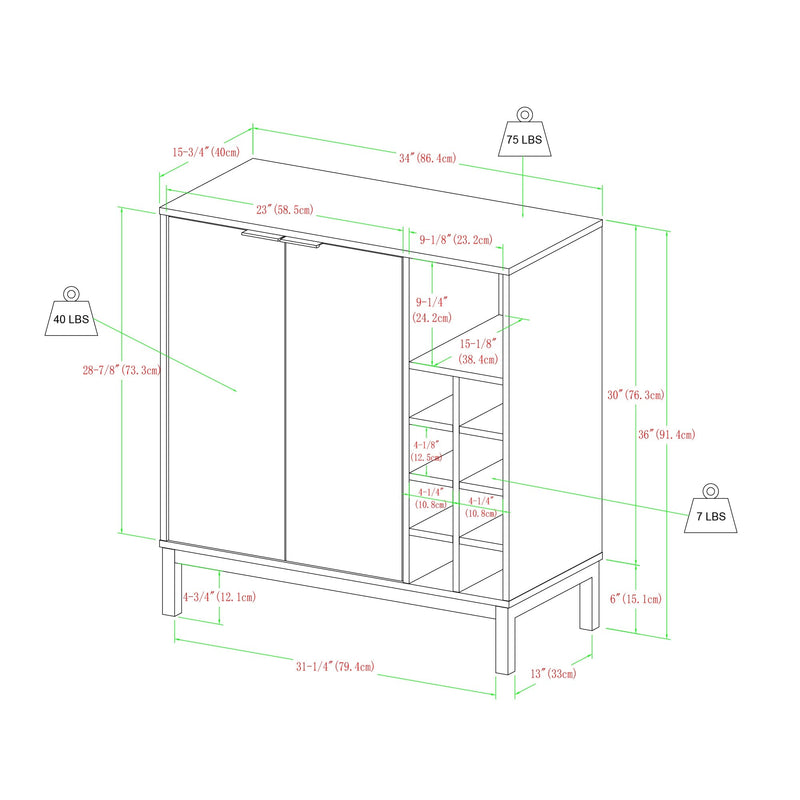 Chicago Bar Cabinet