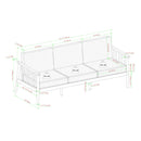 Circa Modern 5-Piece Solid Wood Spindle Patio Chat Set