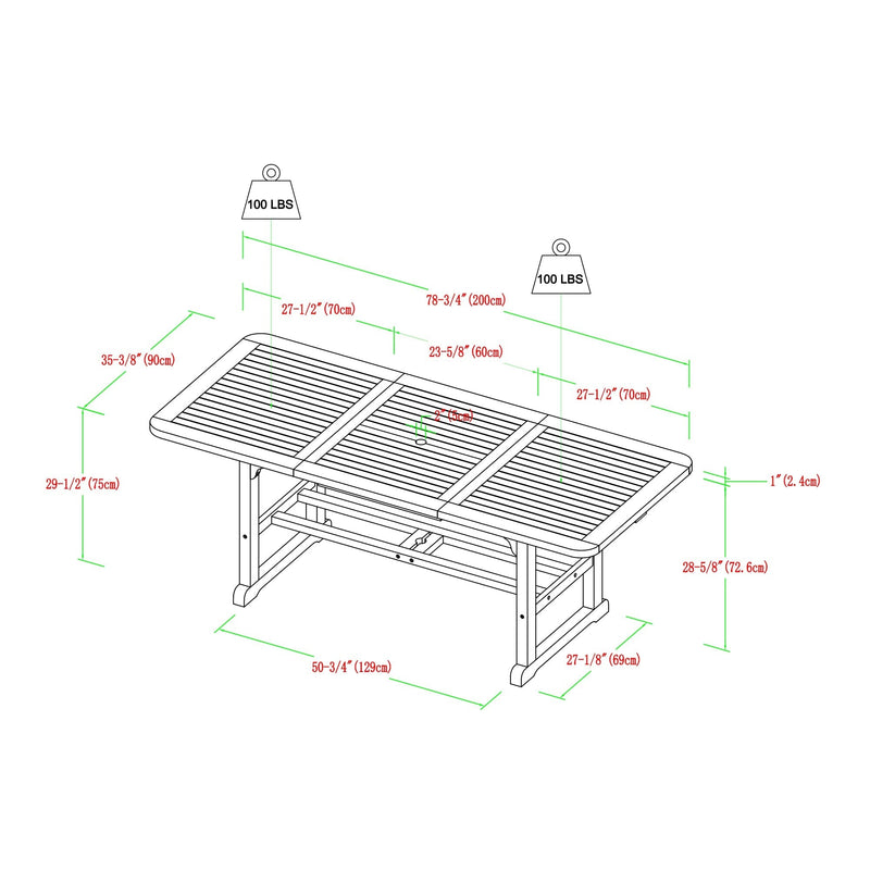 Midland 7-Piece Outdoor Patio Dining Set with Cushions