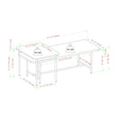 Reema 2-Piece Modern Nesting Coffee Table