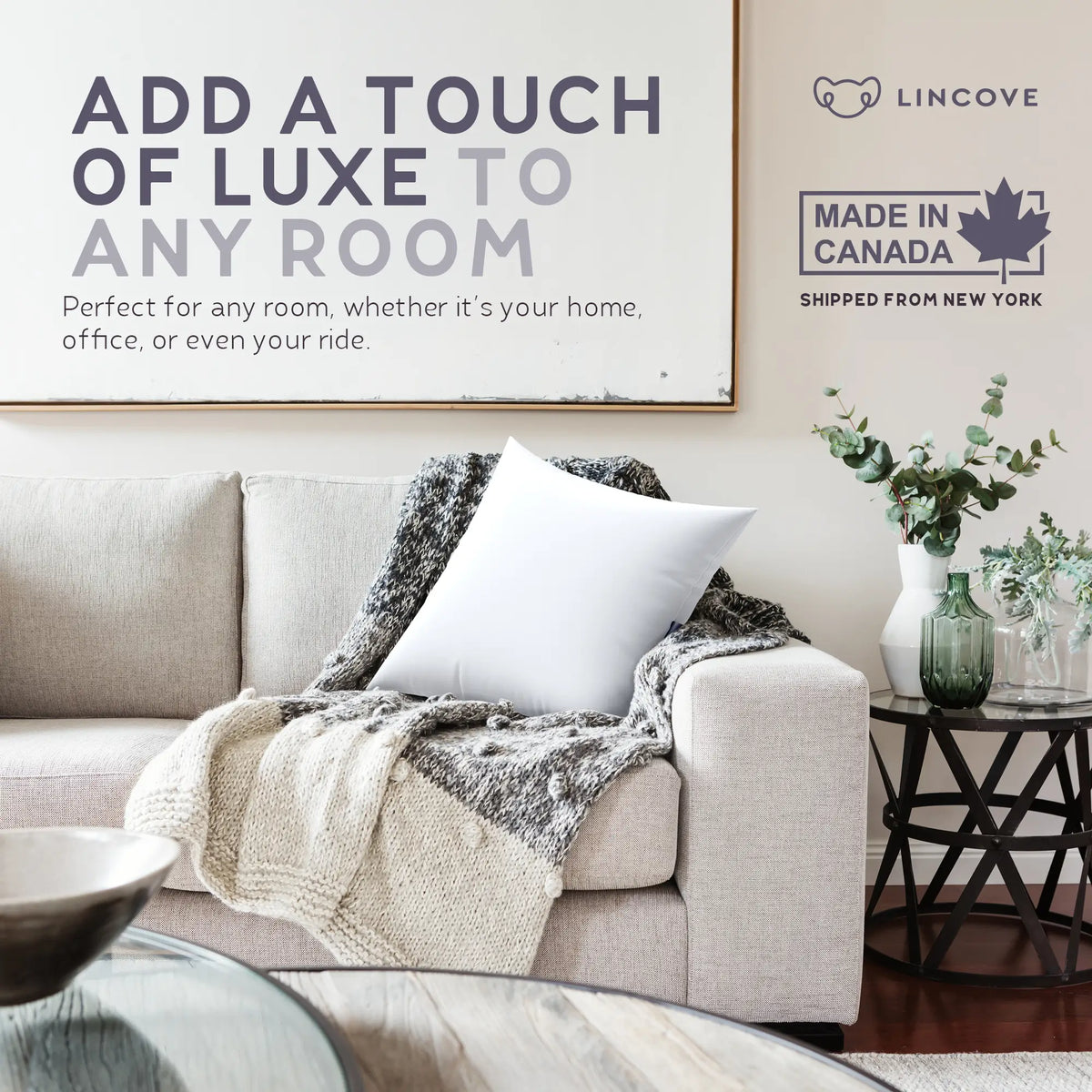 Throw Pillow Insert - Made In Canada, photo 5 of 12