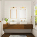 Battery-powered LED Mirror Vanity Light with Remote Control