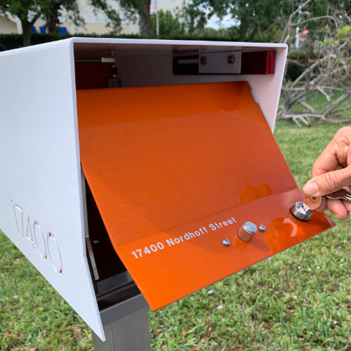 The Original Retrobox in JET BLACK - Modern Mailbox