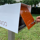The Original Retrobox in DESIGNER GREY - Modern Mailbox