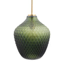 Lavine 1-light Olive Handblown Glass Mini Island Pendant Light