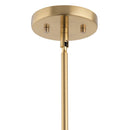 Lavine 1-light Olive Handblown Glass Mini Island Pendant Light