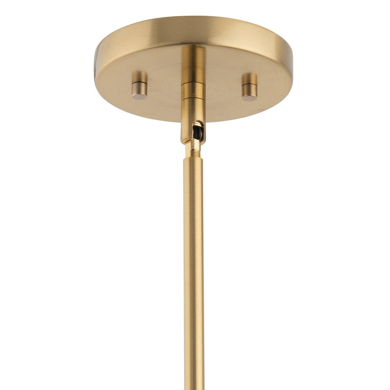 Lavine 1-light Olive Handblown Glass Mini Island Pendant Light