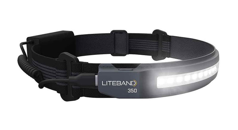 ACTIV 350 Lumen LED Wide Beam Rechargeable Headlamp, dimensions drawing