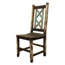 Cabana 6' Rustic Dining Table and 6 Cabana Rustic Chairs