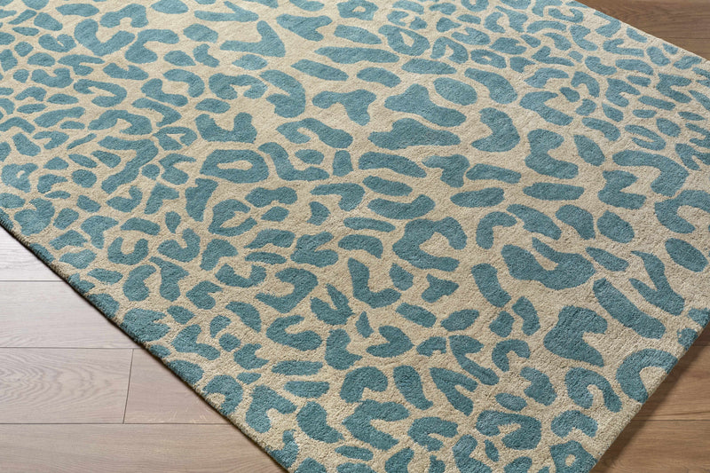 Lockbourne Leopard Print Area Rug