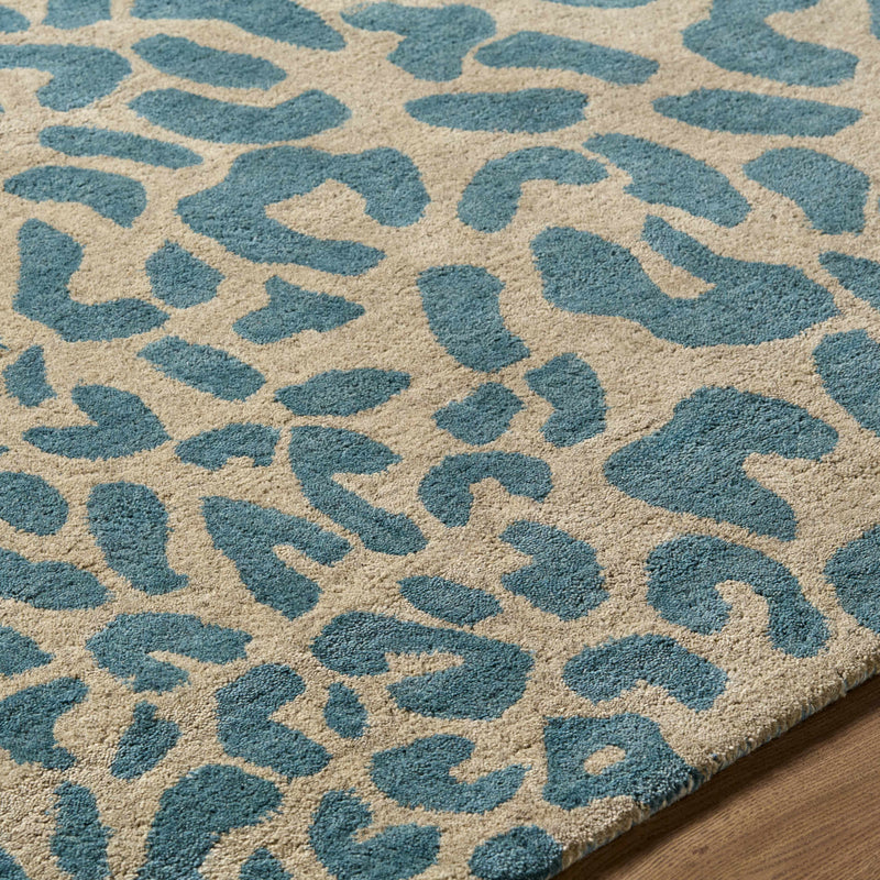 Lockbourne Leopard Print Area Rug