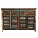 Cabana Rustic Buffet | Solid Wood Multicolor Sideboard Cabinet