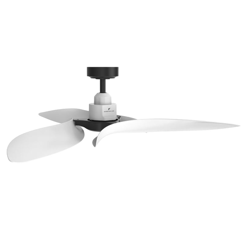 54" DC Motor 6 Speed Black Ceiling Fan