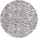 Alderbury White Leopard Print Rug