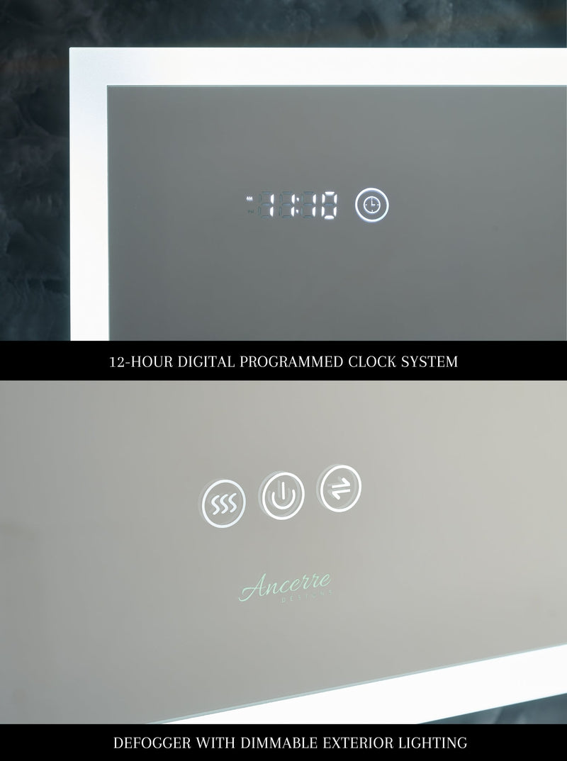 Pagani LED Mirror Cabinet with Defogger, Dimmer, Magnifier & USB outlet