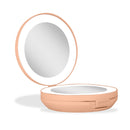 Lighted Travel Mirror with Magnification & Folding-to-Compact