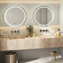 Defogging LED Bathroom Mirror with Stepless 3 Colors Temperature by LJGDeals