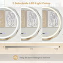 Defogging LED Bathroom Mirror with Stepless 3 Colors Temperature by LJGDeals
