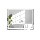 LED Bathroom Mirror Wall Mounted Rectangle Mirror with 3-Color Dimmable Lights by LJGDeals