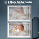 LED Bathroom Mirror Wall Mounted Rectangle Mirror with 3-Color Dimmable Lights by LJGDeals